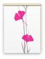Preview: Rollo Ginkgo grey-magenta, Motivrollo, Rollo mit Druck, Fotorollo, bedrucktes Rollo, Fensterrollo,verdunkelndes Rollo, Sonnenschutz Rollo